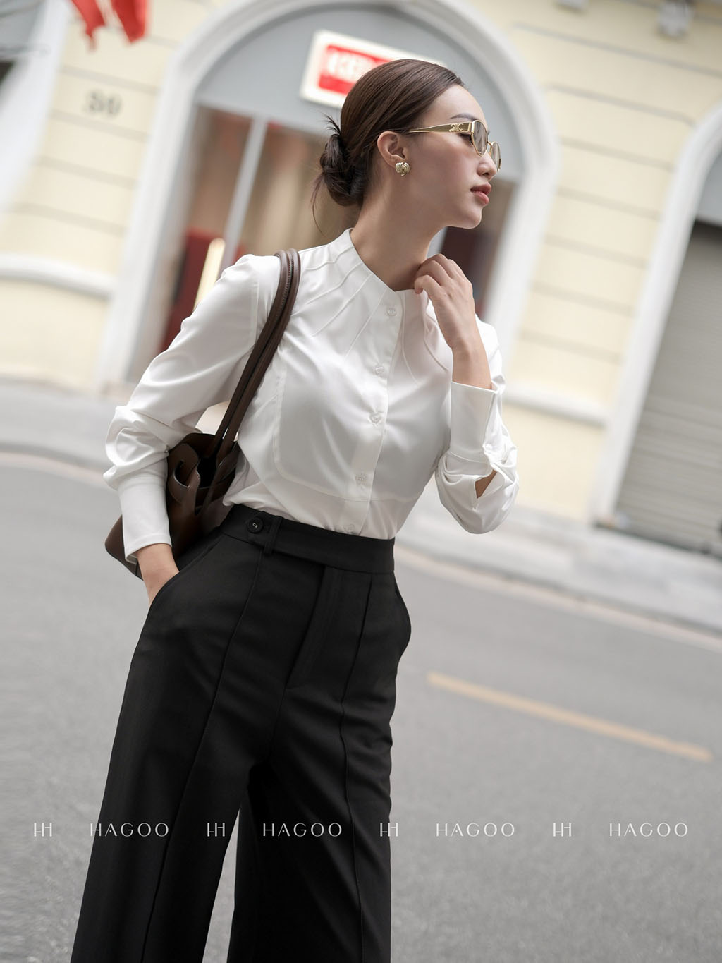 Áo sơ mi cổ leo HAGOO_thumbnail_2