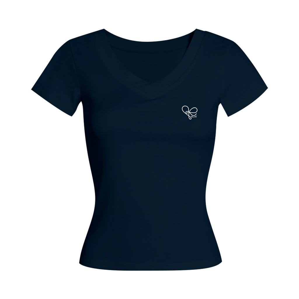 Áo thun nữ cổ tim ôm body Beezy 2489 form ôm 100% Visco dễ phối đồ thoáng mát thấm hút mồ hôi size S M L_thumbnail_10