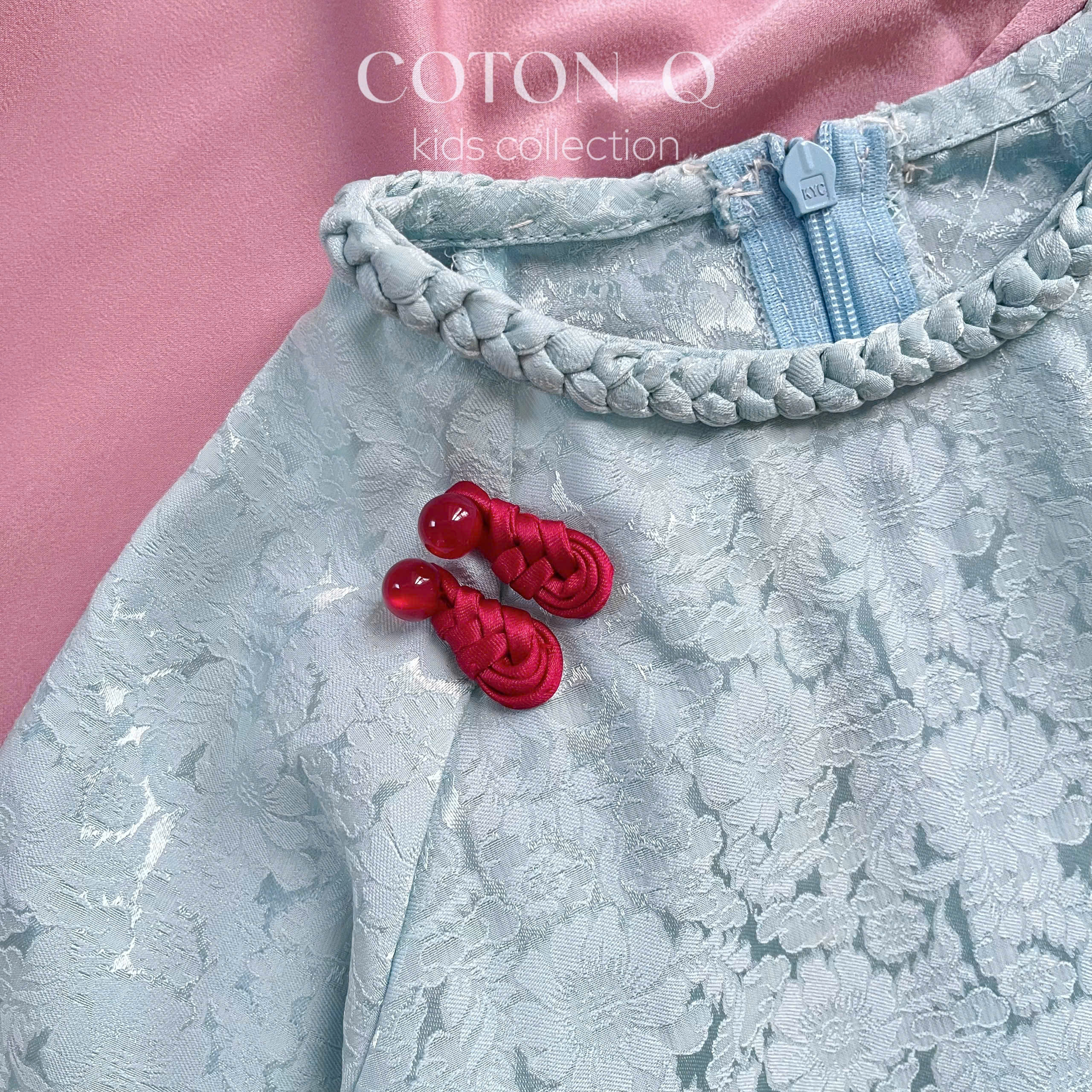 Set áo dài xanh bé gái_thumbnail_2