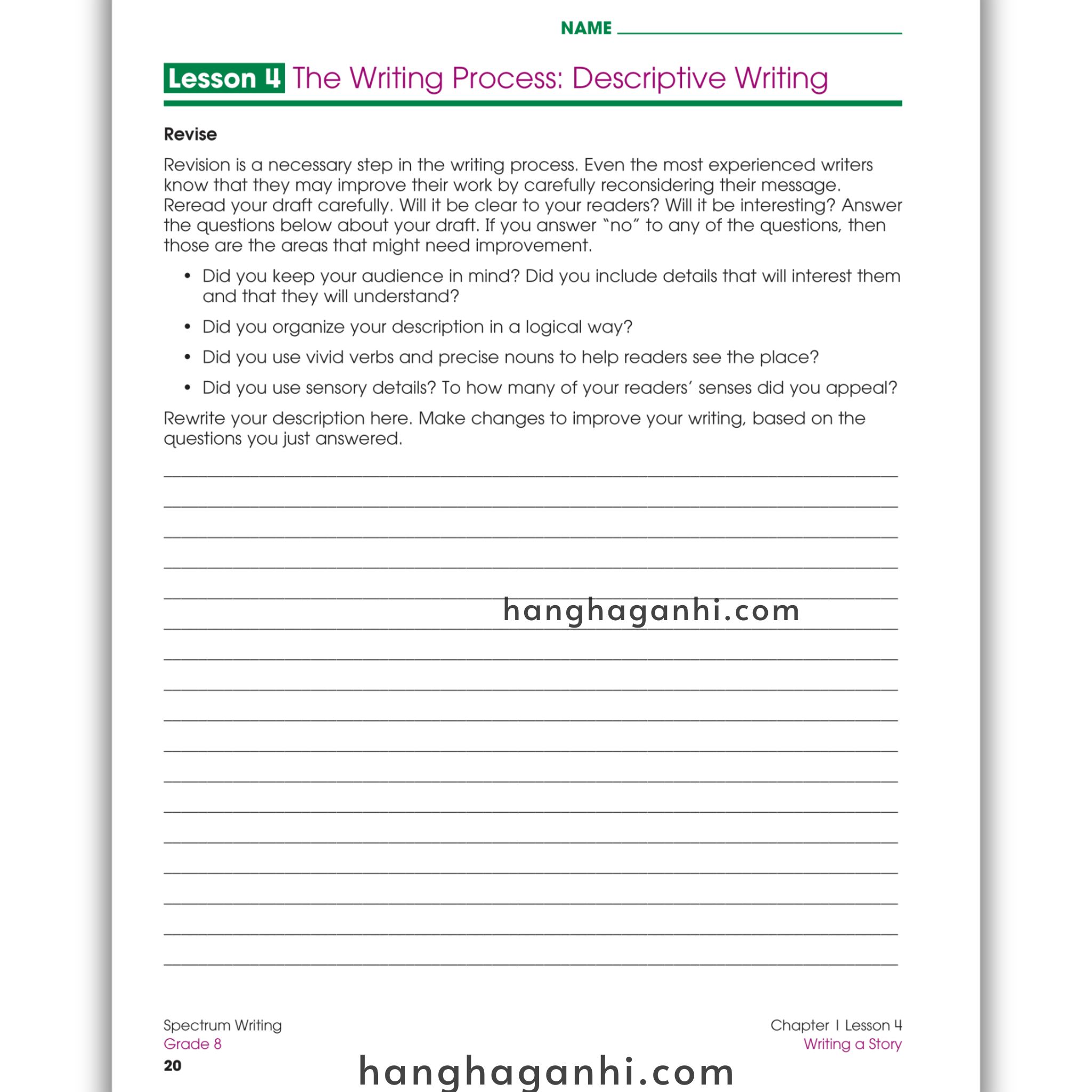 Sách Spectrum Writing Workbook Grade 8_thumbnail_14