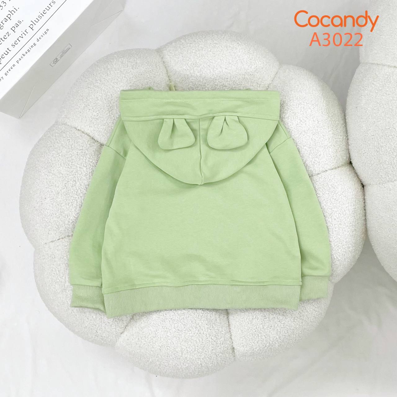 Áo dài da cá XANH LÁ mũ tai gấu_thumbnail_1