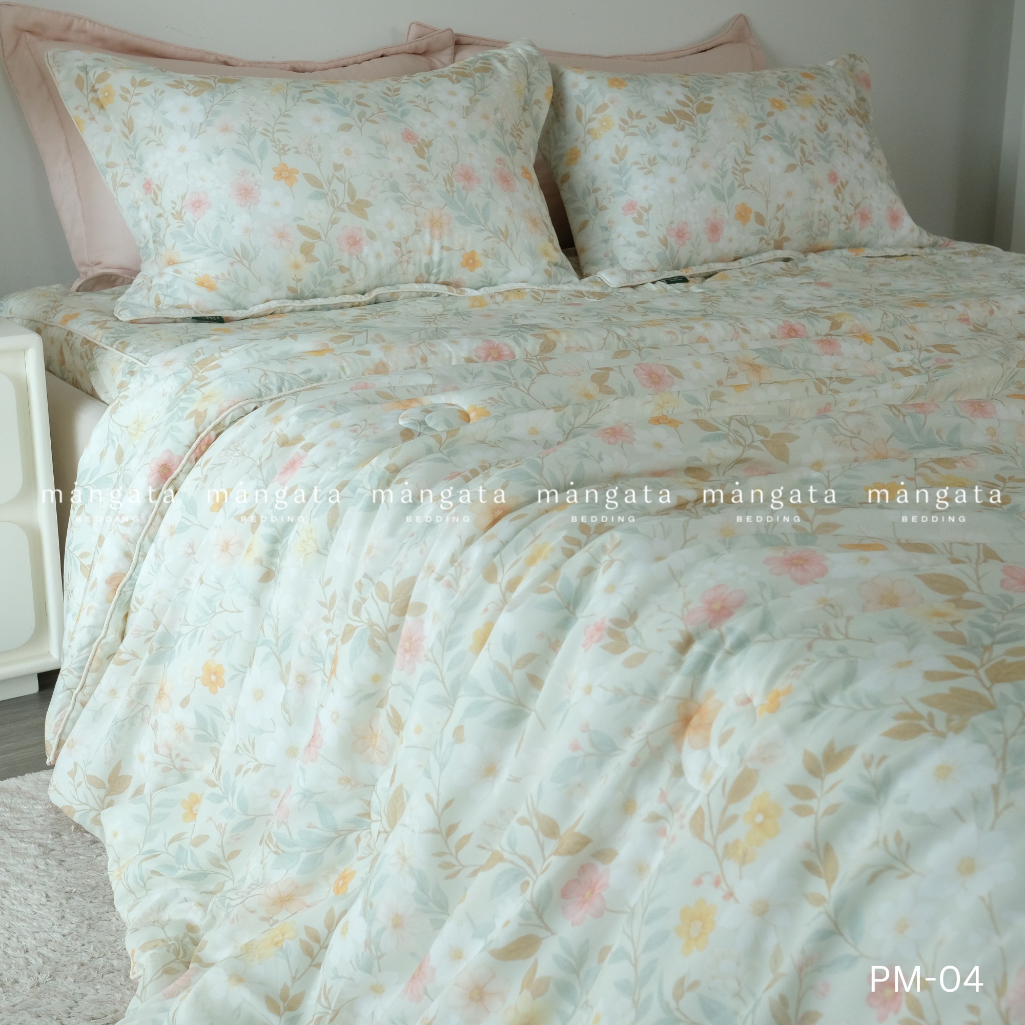 PM04 - Bộ Premium Modal chăn ga cao cấp