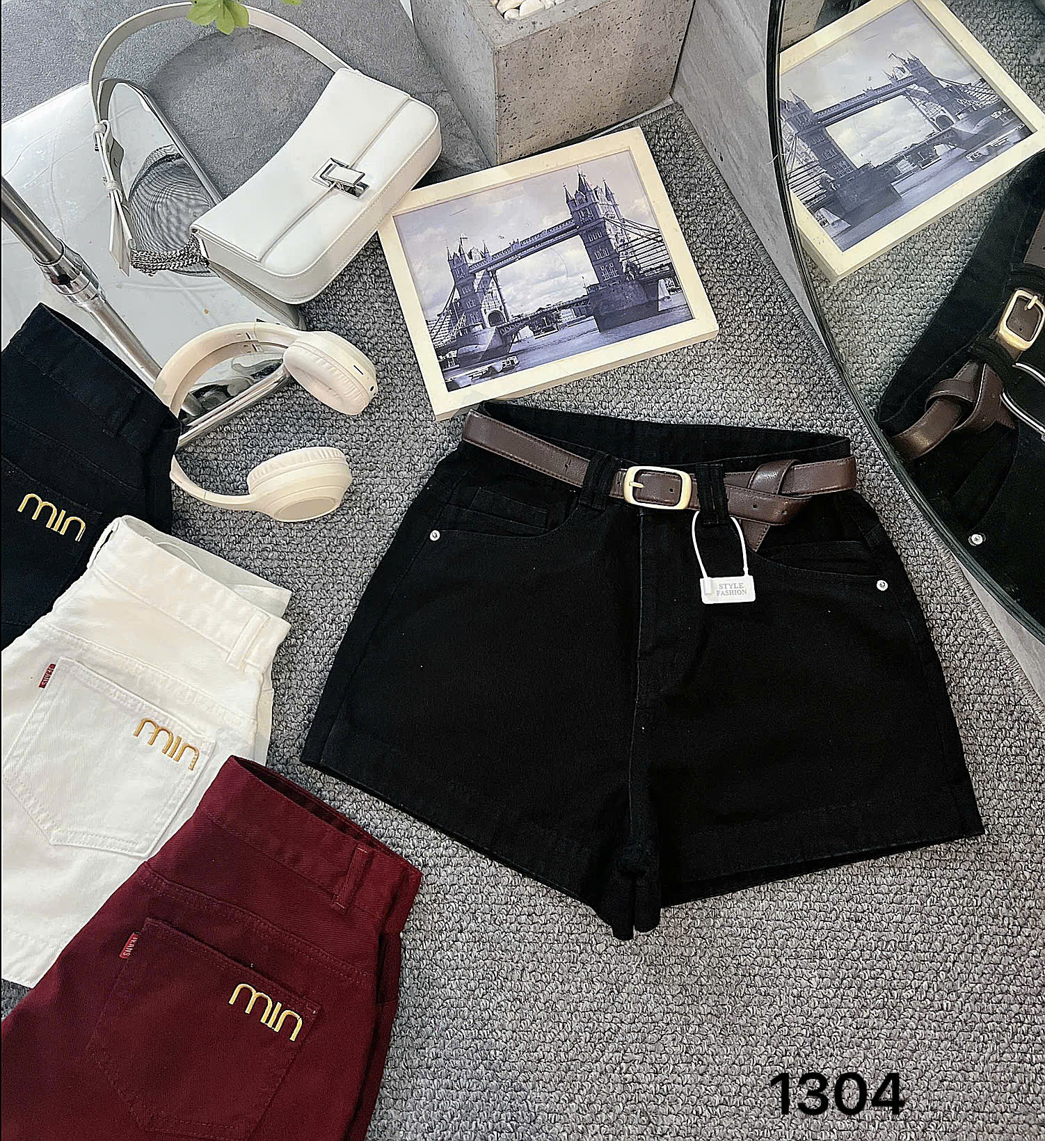 Quần short jean thêu chữ bigsize QSJ1304 dành cho nàng từ 55-90kg_thumbnail_4