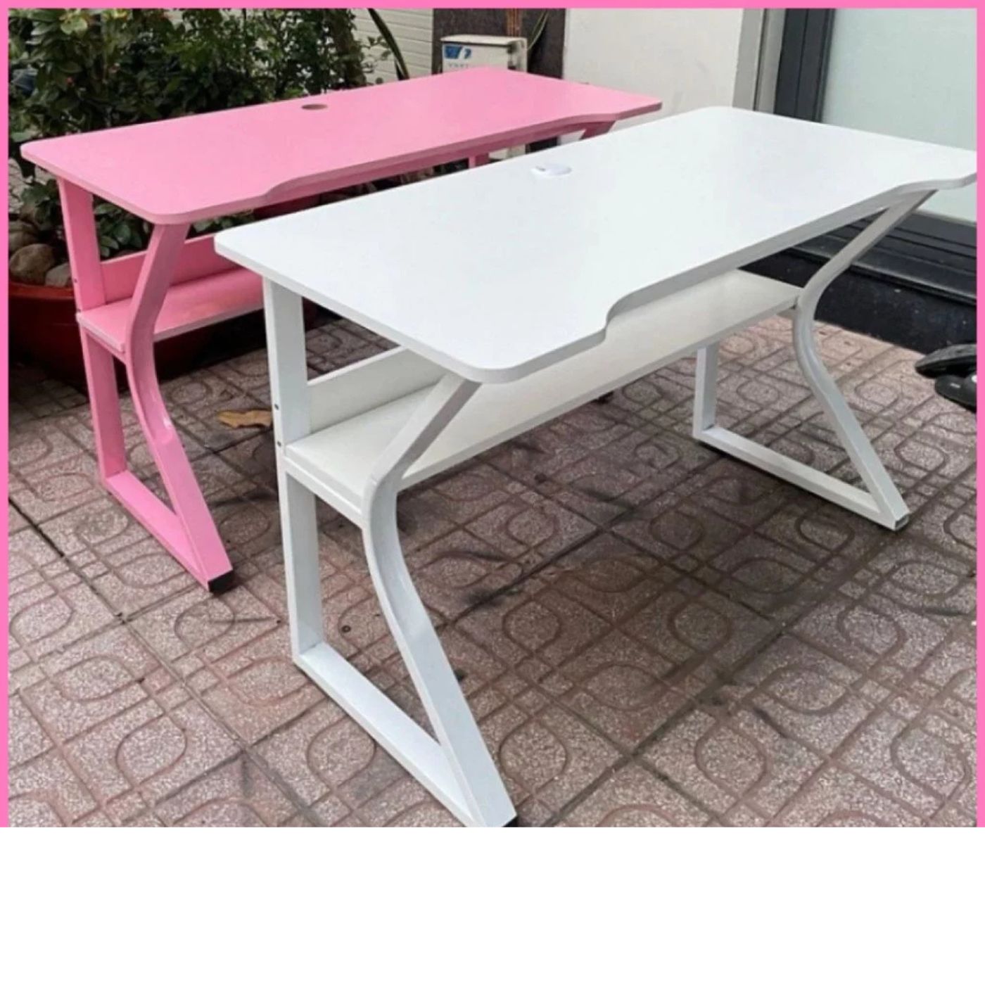 Bàn Gaming Chân K - Có Giá Đỡ Tiện Lợi, Thiết Kế Bền Đẹp, Dễ Bố Trí Mọi Không Gian_thumbnail_1