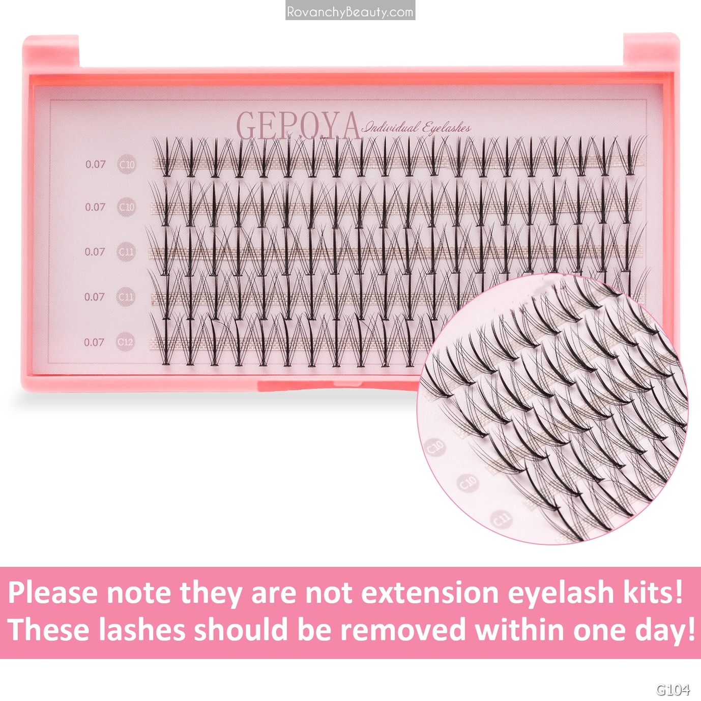 G104 Mi Lẻ GEPORA 100 Sợi, Siêu Tự Nhiên, Mềm Nhẹ, Không Keo Thừa, Tái Sử Dụng_thumbnail_15