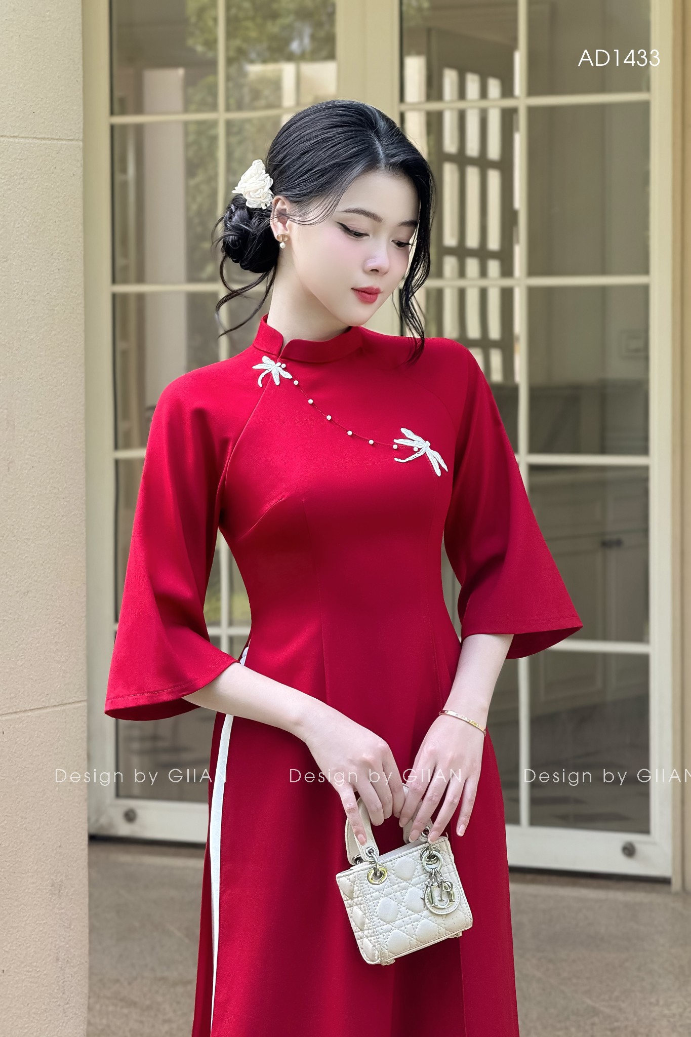 Áo dài cách tân Hồng Yến AD1433