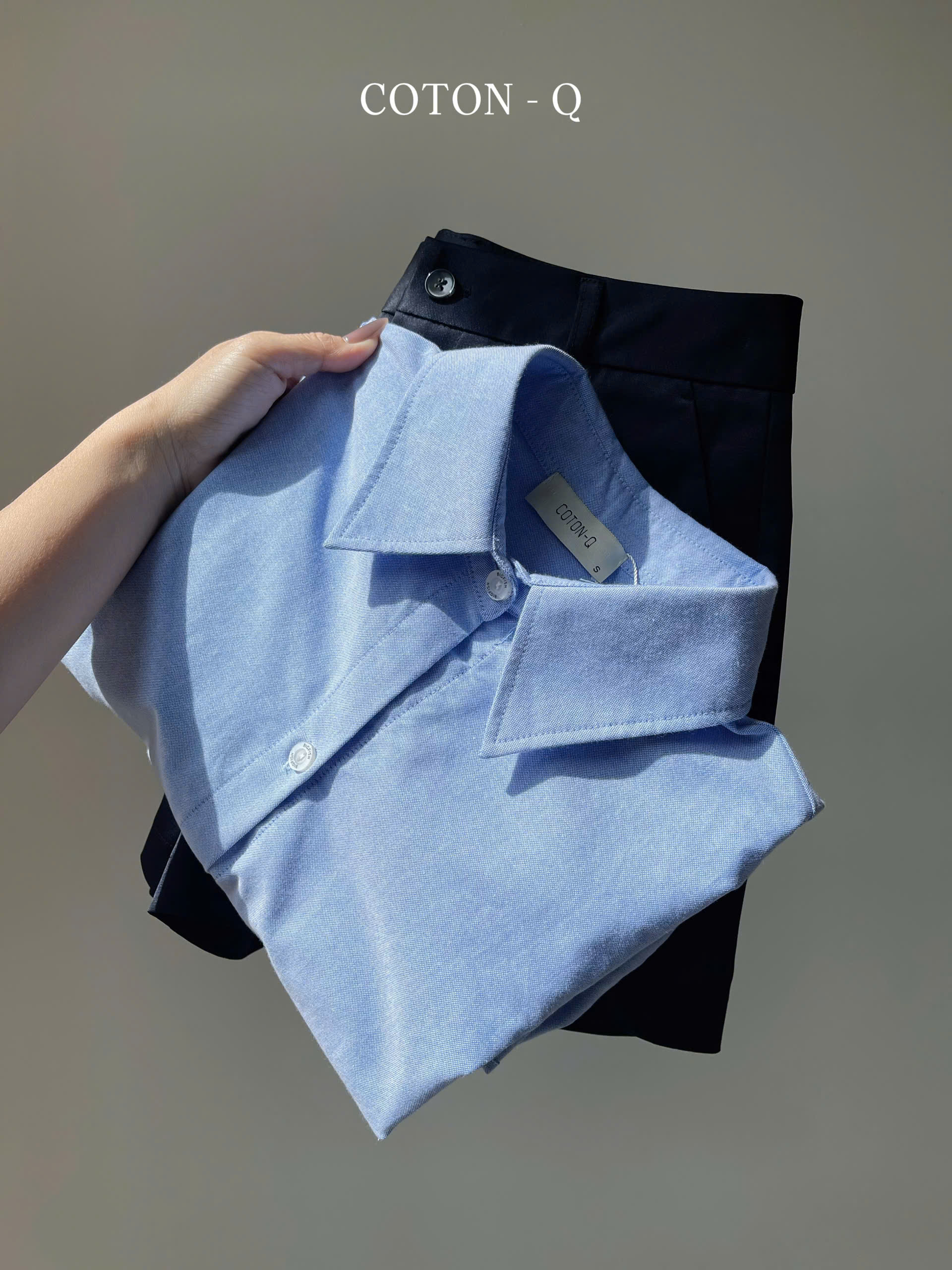 Set áo somi xanh + quần short_thumbnail_12