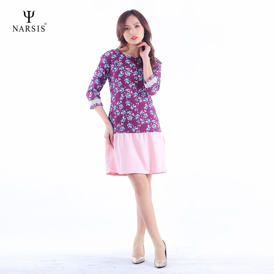 VÁY NỮ HT 3D B7019 NARSIS CHẤT LIỆU THOÁNG MÁT, DỄ CHỊU, THOẢI MÁI CẢ NGÀY, DỄ VẬN ĐỘNG_thumbnail_1