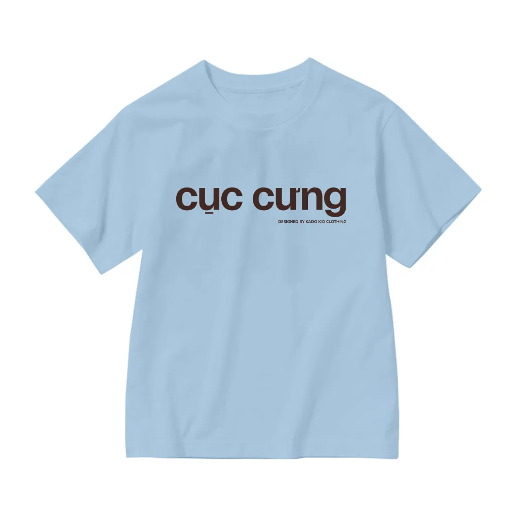 Áo thun kid basic form rộng Kado vải cotton thoáng mát thoải mái cả ngày in typography 2898_thumbnail_20