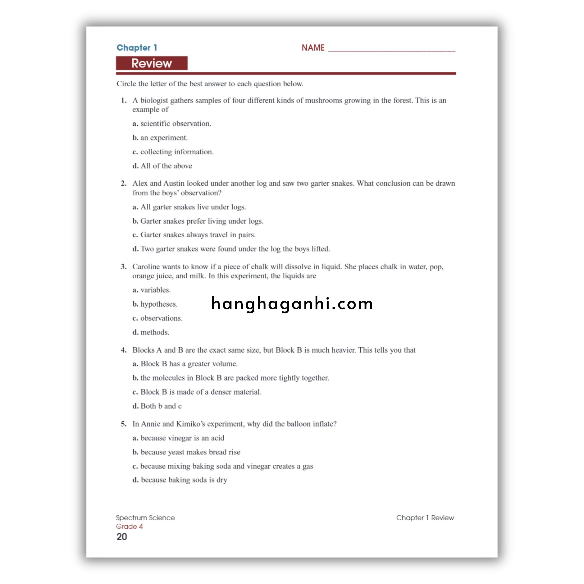 Sách Spectrum Science Workbook Grade 4_thumbnail_17