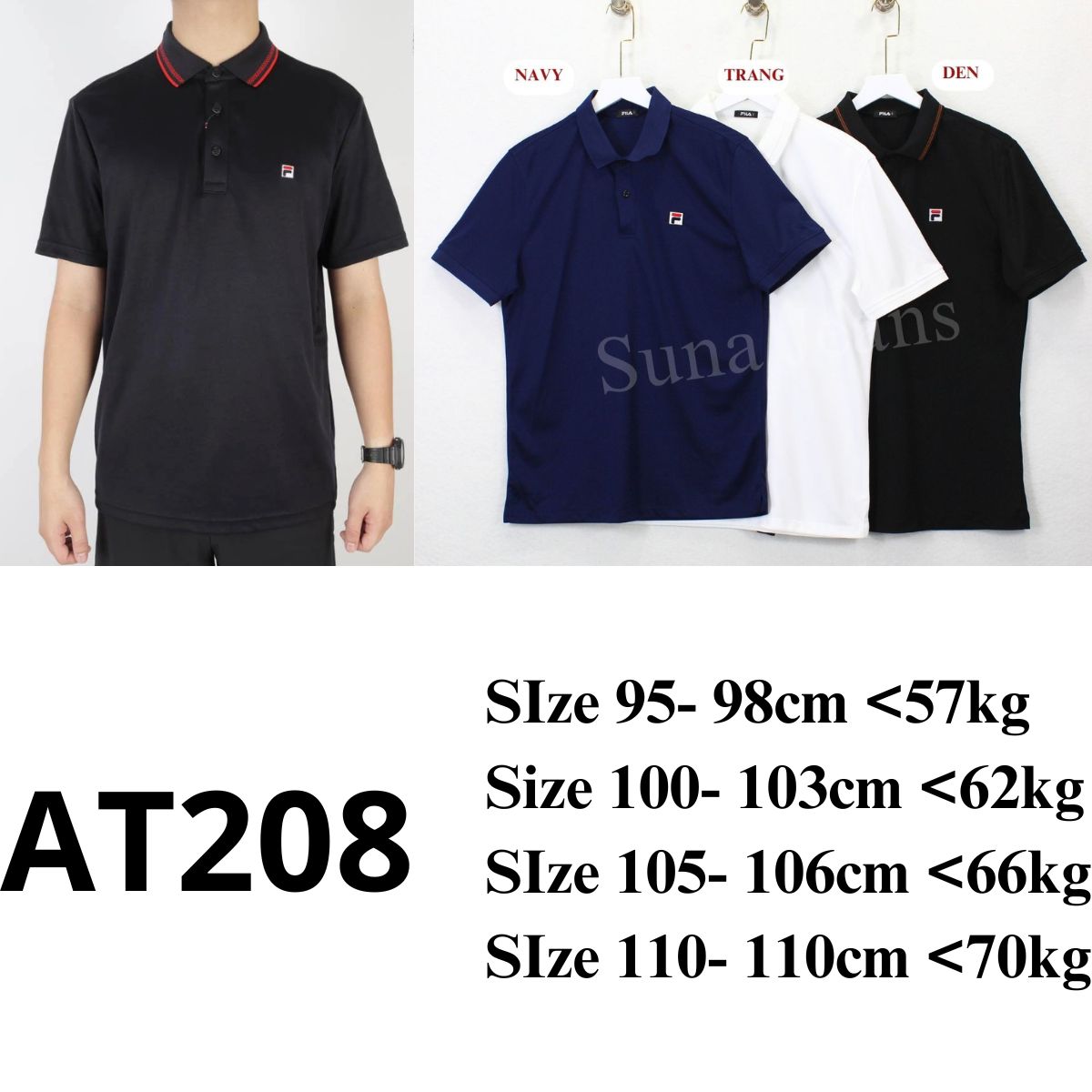 AT208- ÁO THUN NAM FILA