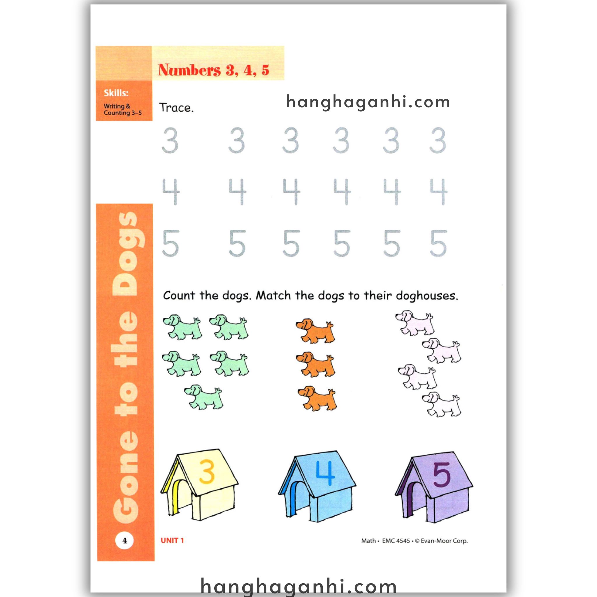 Skill Sharpeners Math Grade 1, Sách Toán Mỹ Evan Moor cho học sinh lớp 1_thumbnail_3