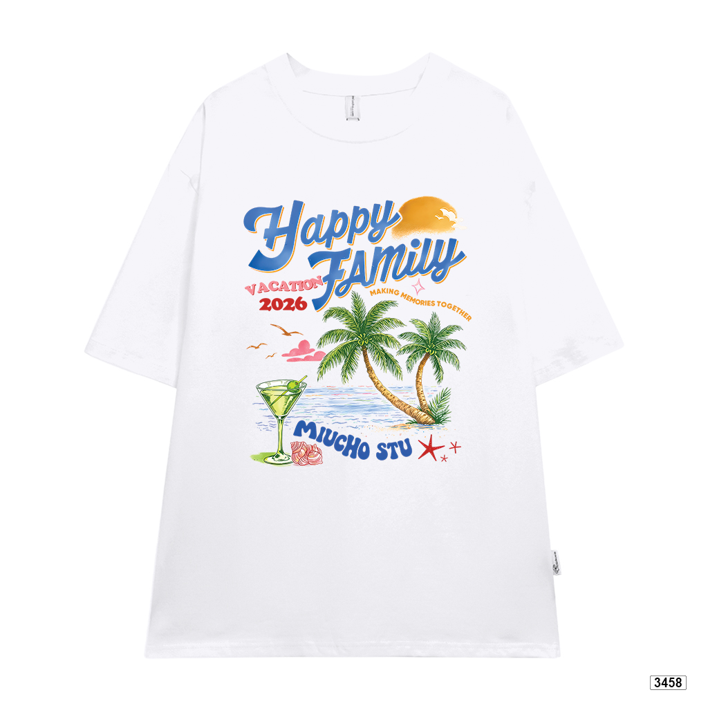 Áo thun bé và gia đình Happy Family Kado 3458_thumbnail_7