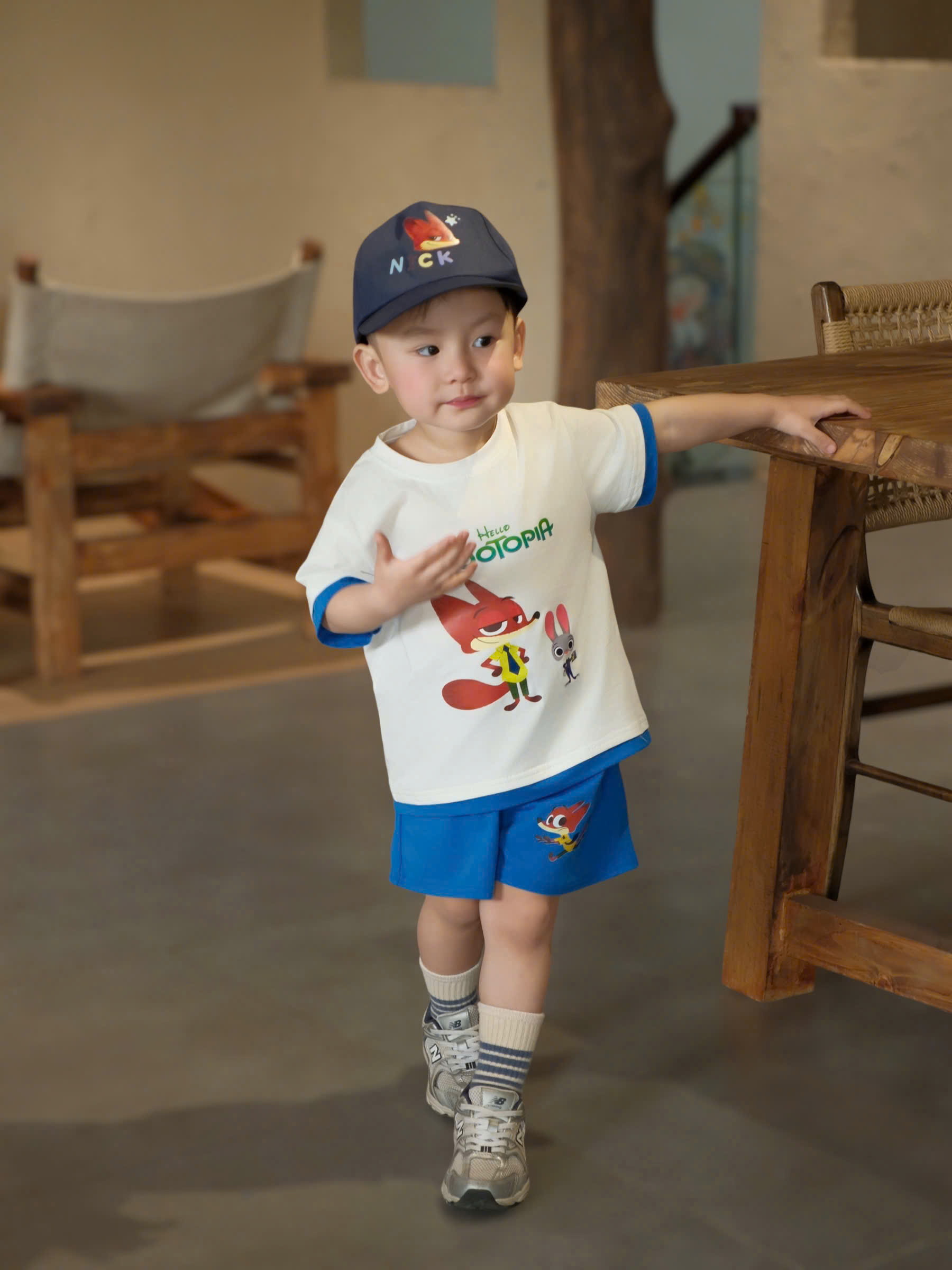 N53 BỘ CỘC CÁO VÀ THỎ ZOOTOPIA KÈM MŨ- A117.1786