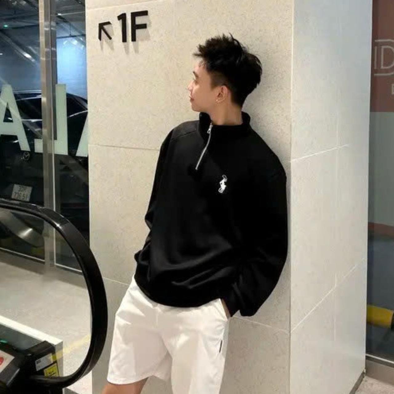 Áo Sweater Cổ Zip NAMTINO Unisex