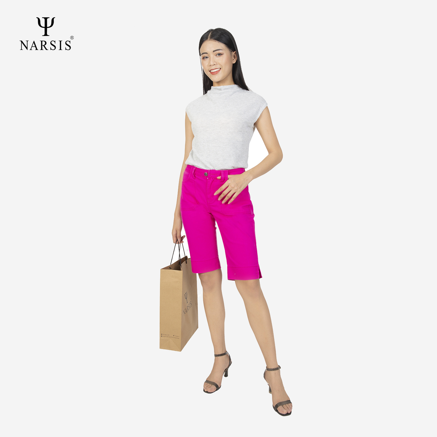 ÁO THU ĐÔNG NỮ L0085 NARSIS VẢI LEN COTTON ẤM ÁP, THOÁNG MÁT, GIỮ ẤM TỐT, MỀM MẠI_thumbnail_1