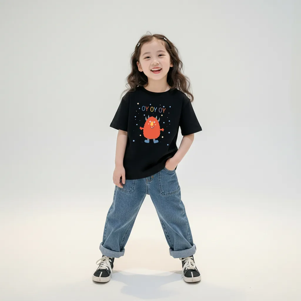 Áo thun bé trai bé gái hoạt hình form rộng Kado 3227_thumbnail_5