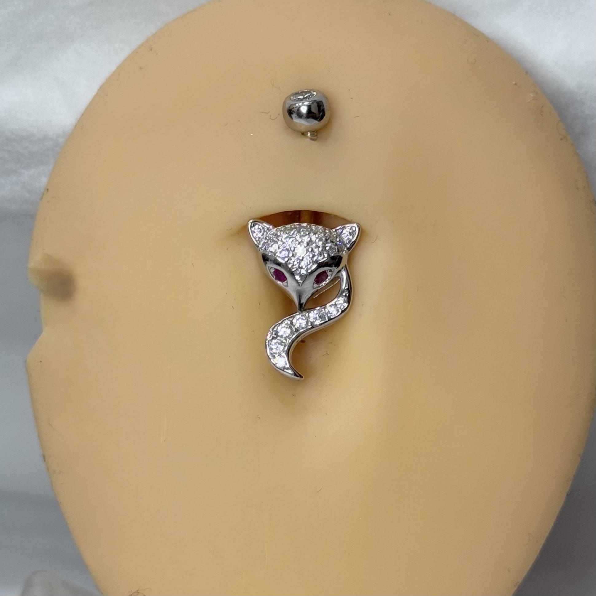 rốn bạc xi bạch kim hồ ly mắt đỏ đính kim cương_thumbnail_3