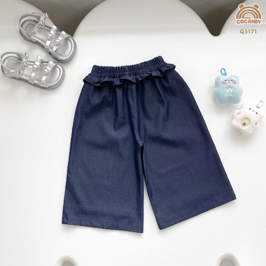 Quần dài XANH denim phối bèo_thumbnail_1