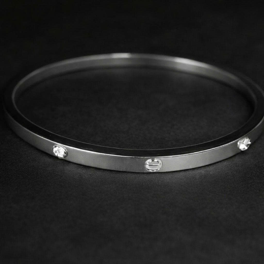 Vòng tay titan cuff đính kim cương 3mm_thumbnail_1