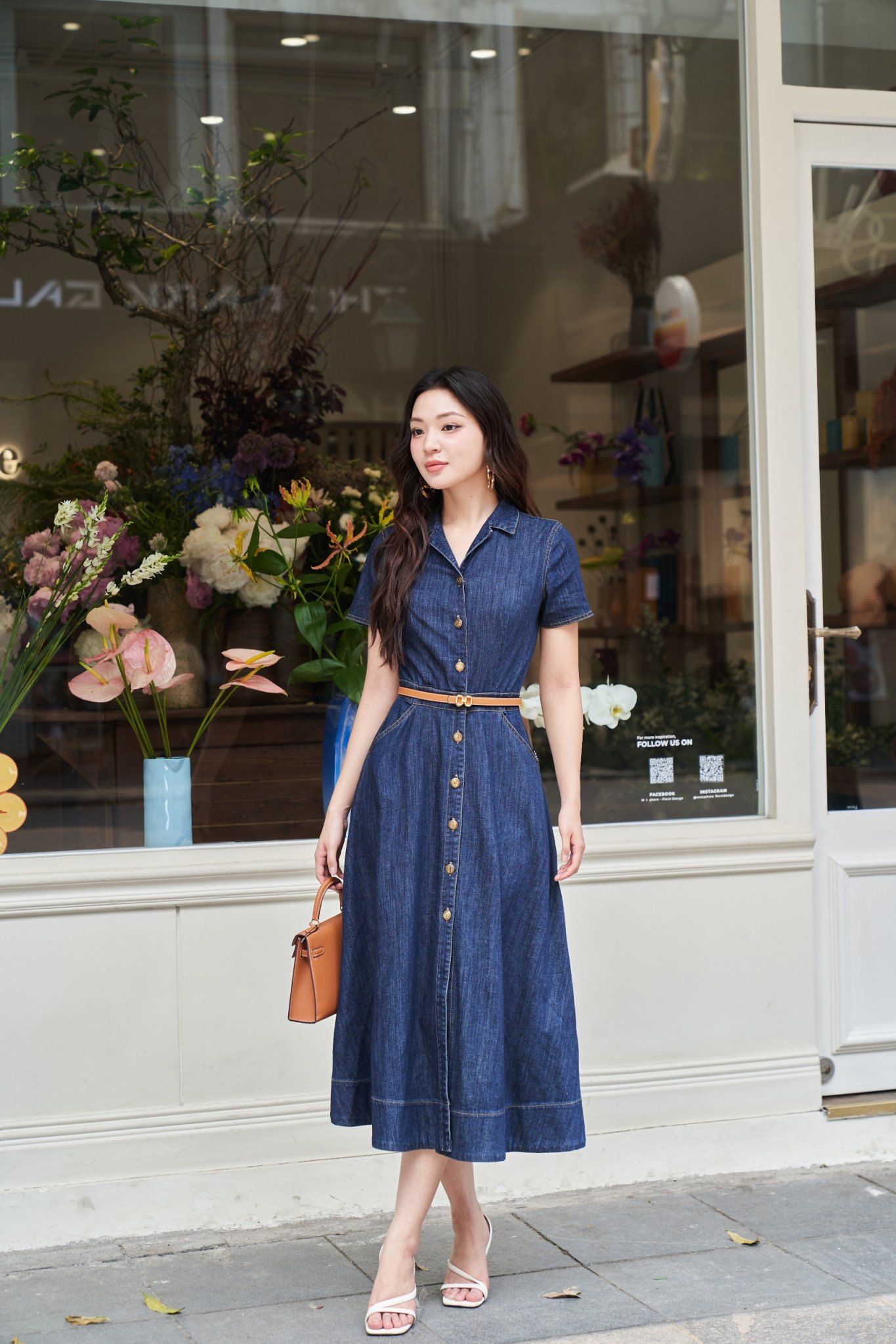 Váy Jean Tặng Kèm Đai _thumbnail_3