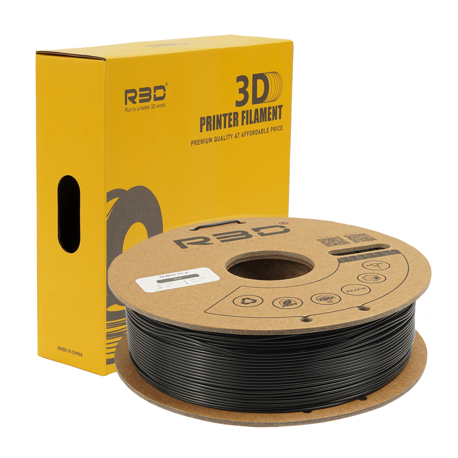R3D PLA 1kg - BLACK