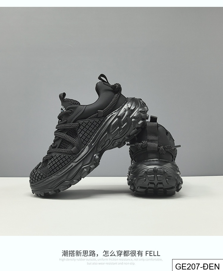 GE207 - Giày nam đế dày thoáng khí tăng chiều cao đa năng hợp thời trang phong cách Châu Âu nam bố giày thoáng khí giày thường_thumbnail_14