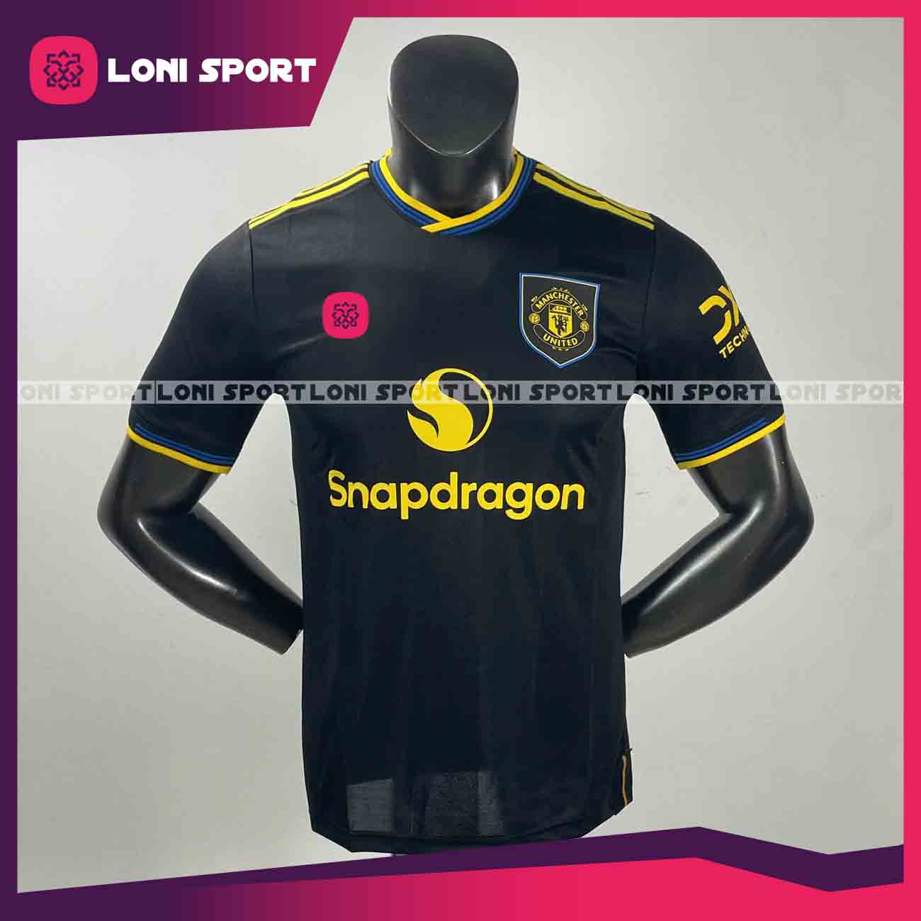 Áo MU 3rd đen vàng 25/26 SF