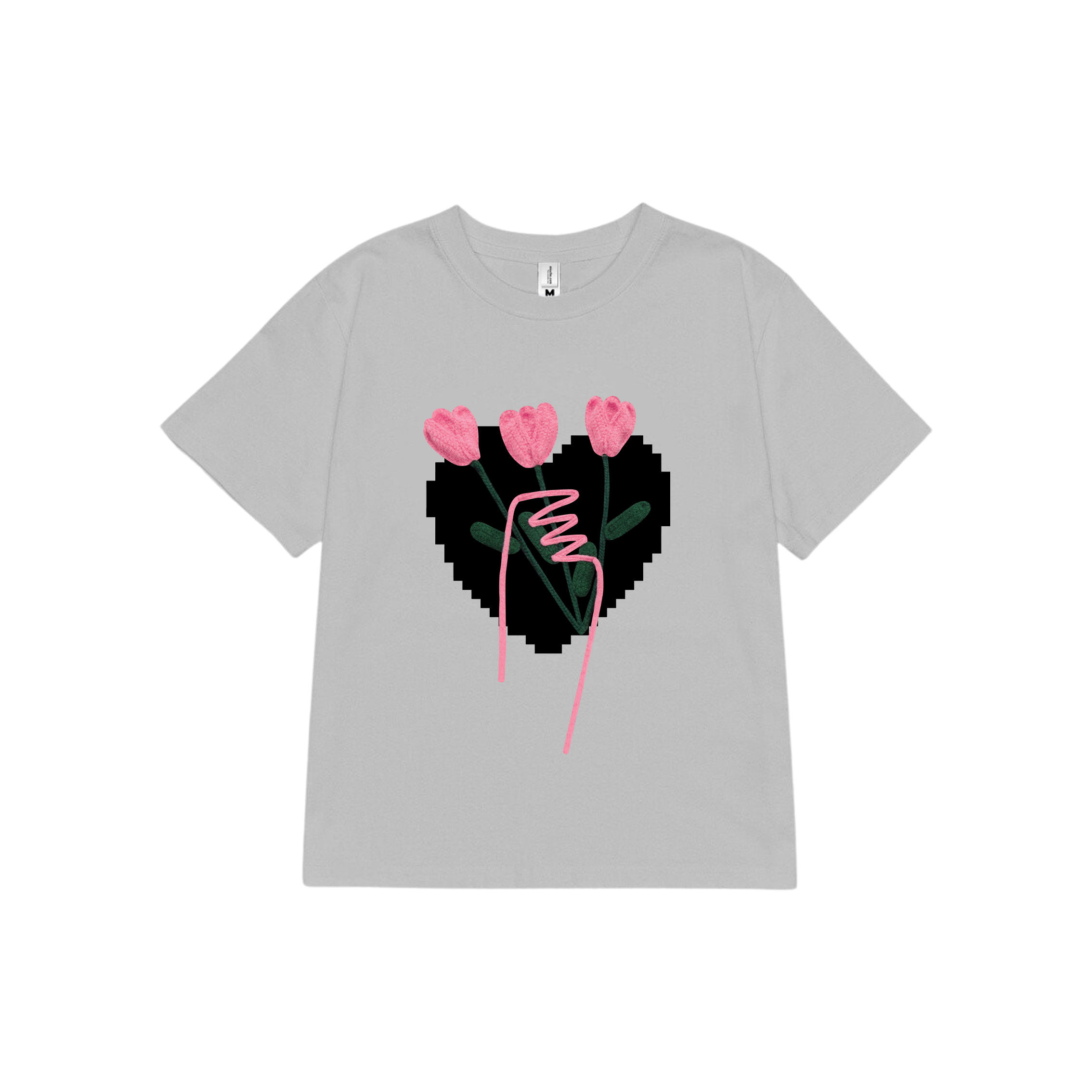 Áo thun cặp nam nữ form rộng 1968 Miucho vải 4c cotton 220gsm thoáng mát cổ tròn in mix_thumbnail_19