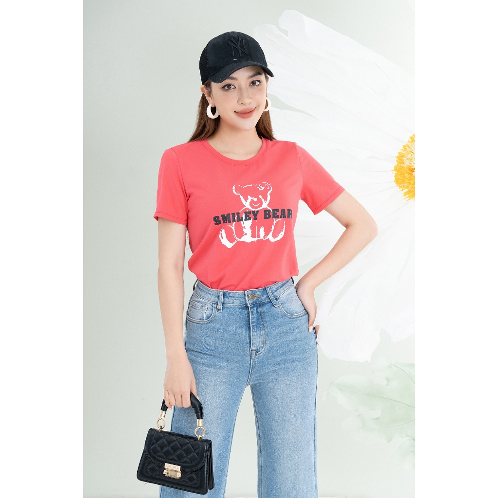 [Form Vừa] Áo thun nữ form vừa in hình - Áo phông nữ Loza XA005_thumbnail_2