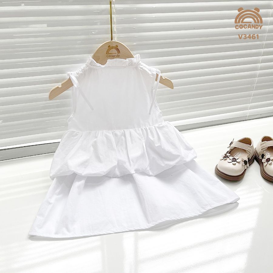 Váy sát nách TRẮNG 2 tầng nơ vai_thumbnail_1