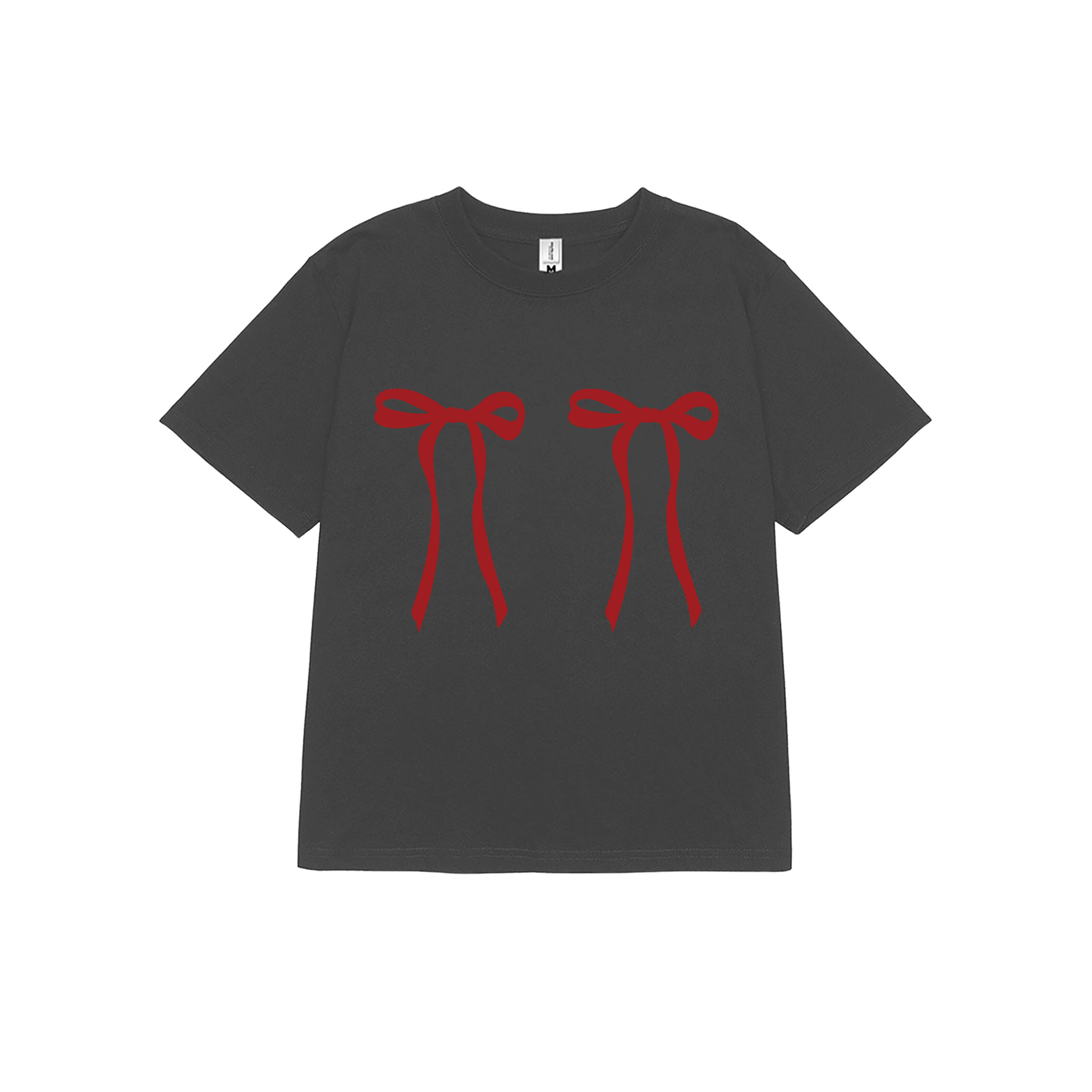 Áo thun baby tee form ôm xinh xắn hình nơ ABD1054 Miucho tay ngắn Cổ tròn hotrend in artwork_thumbnail_15