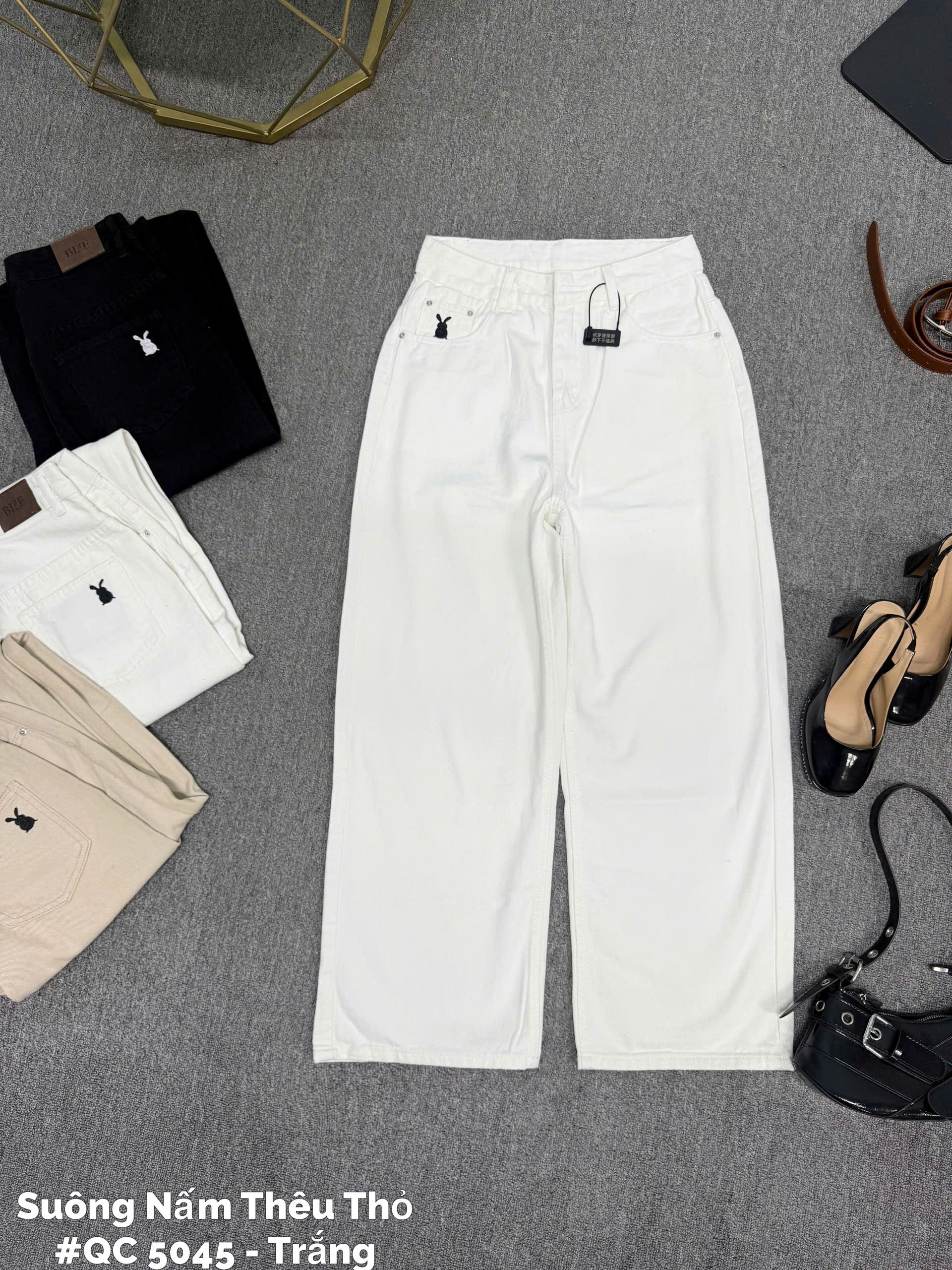 BIGSIZE NỮ - Quần suông thêu thỏ PlayBoy T- QJ5045_thumbnail_14