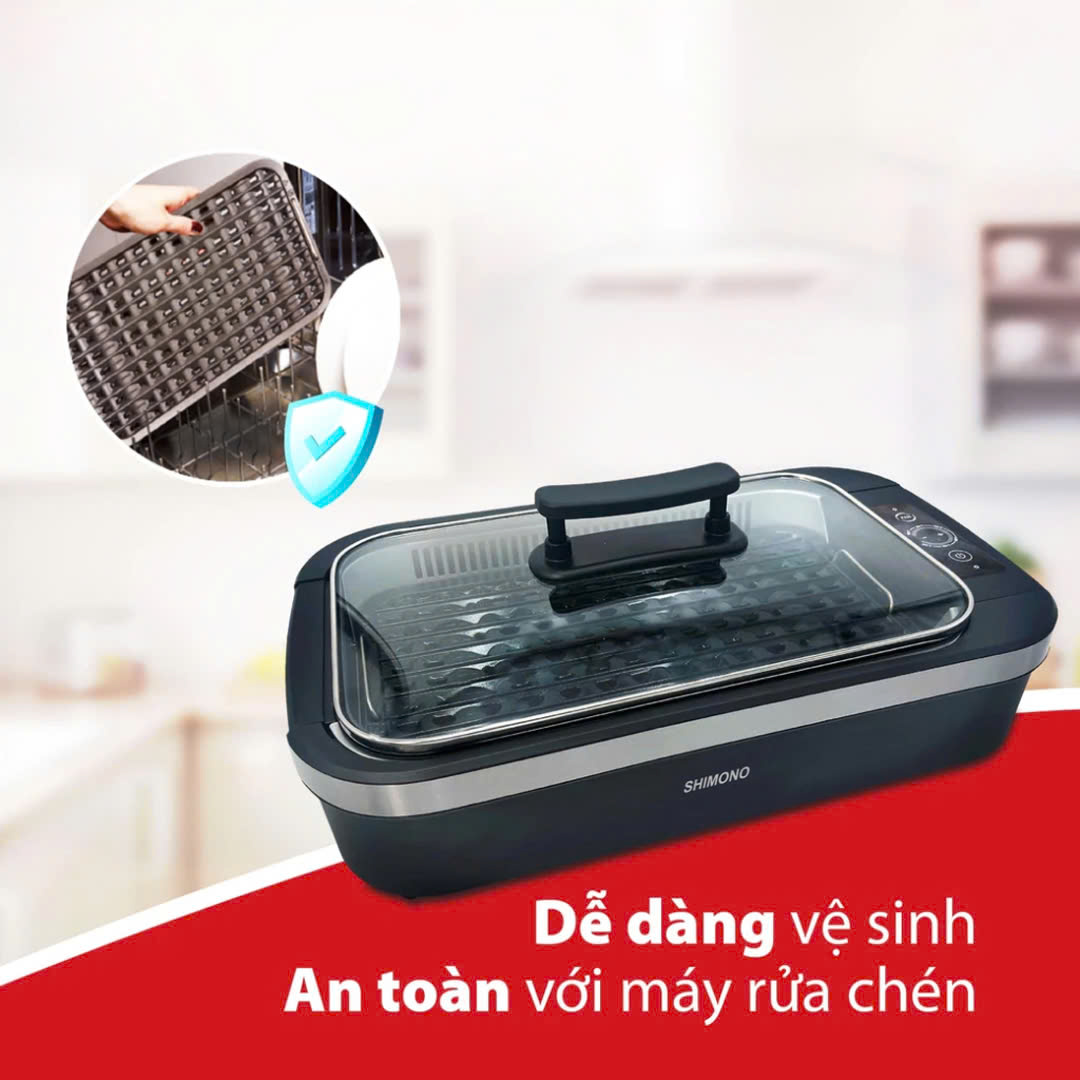 BẾP NƯỚNG KHÔNG KHÓI SHIMONO
