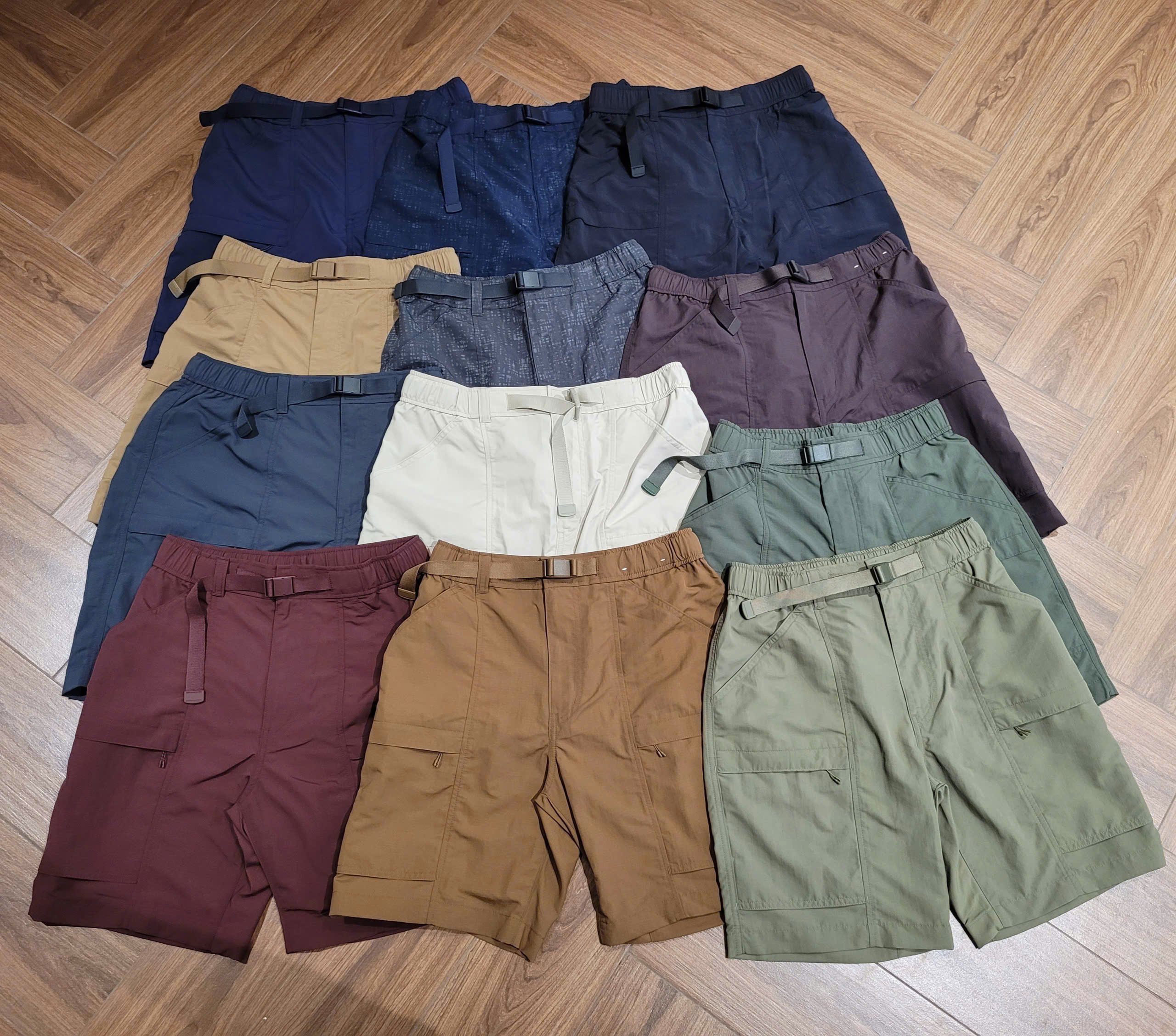 Quần short dù lưng thun xịn ( XÁM )_thumbnail_12