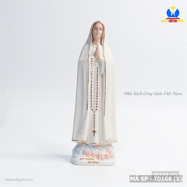 Tượng sứ Đức Mẹ Tà Pao 15cm ✔