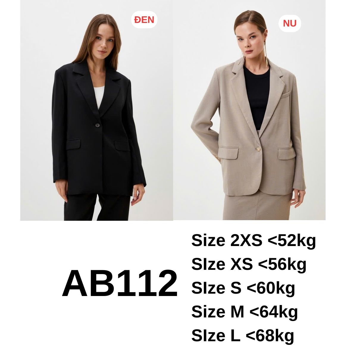 AB112- ÁO VEST G.J