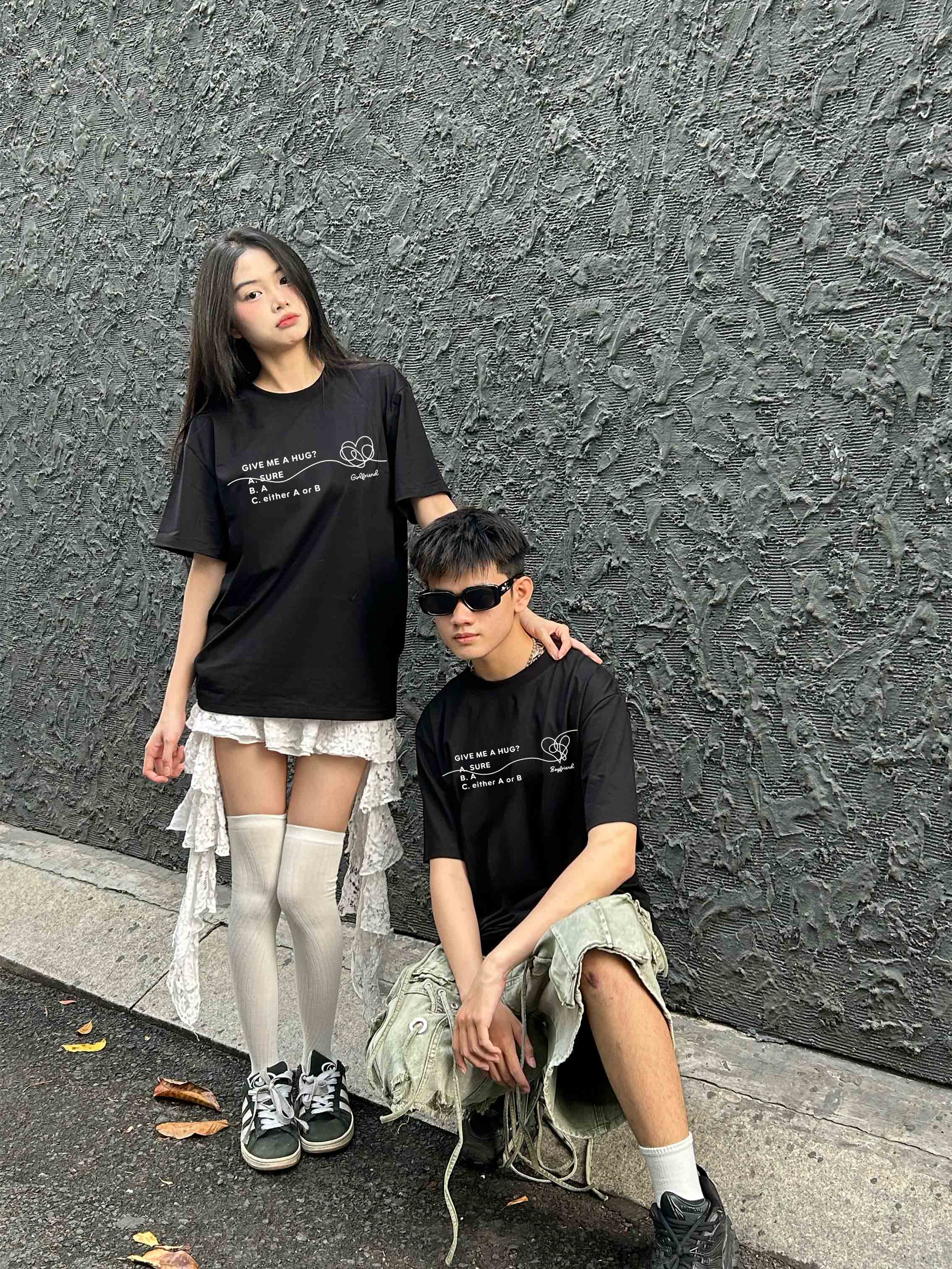 Áo phông đôi nam nữ form rộng 1971 Miucho Club cổ tròn vải cotton 2c 250gsm in mix_thumbnail_5