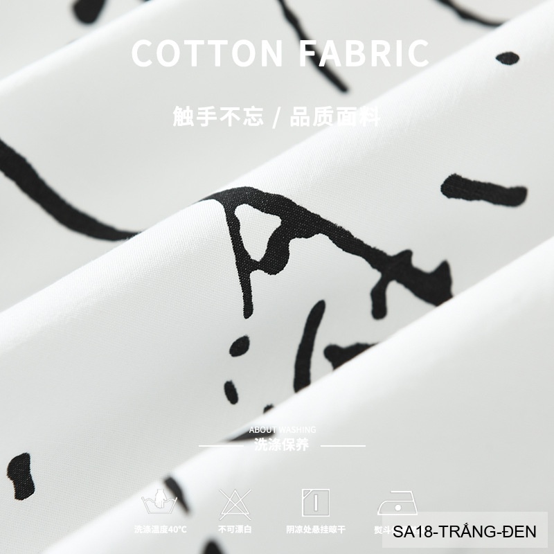 SA18 - Áo Sơ Mi Nam Tay Dài Phong Cách Nhật Bản In Hình Nghệ Thuật Dáng Rộng_thumbnail_5