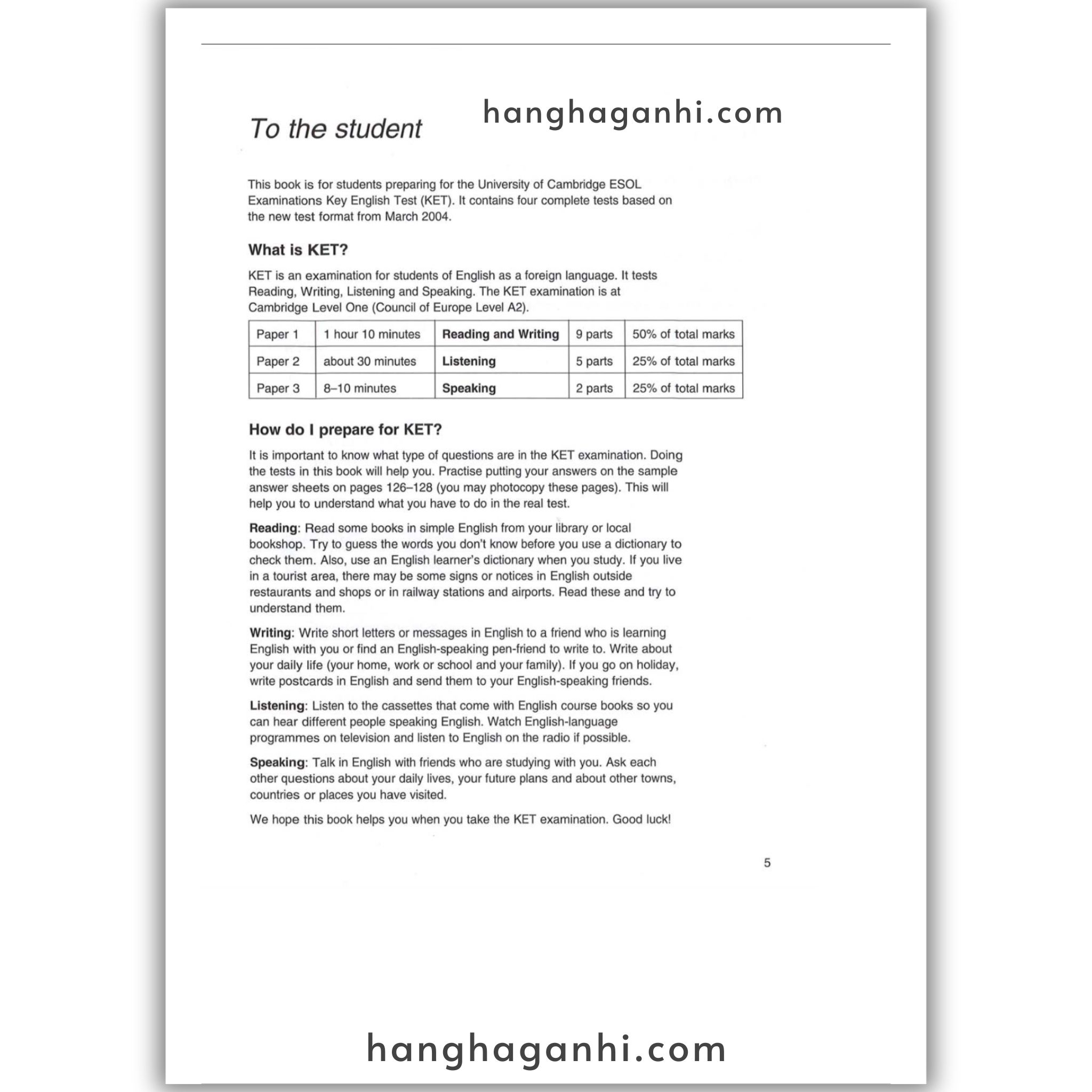 Sách Cambridge Key English Test (Ket) 3 With Answers_thumbnail_8