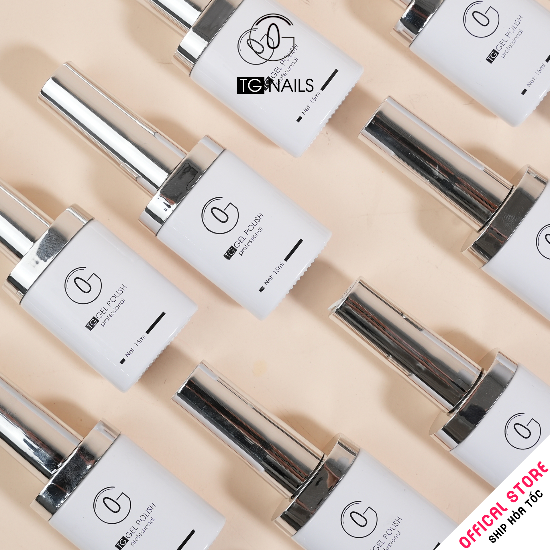 Sơn móng gel TG. Dung tích: 15ml/ lọ. Nhãn hàng TG nail._thumbnail_6