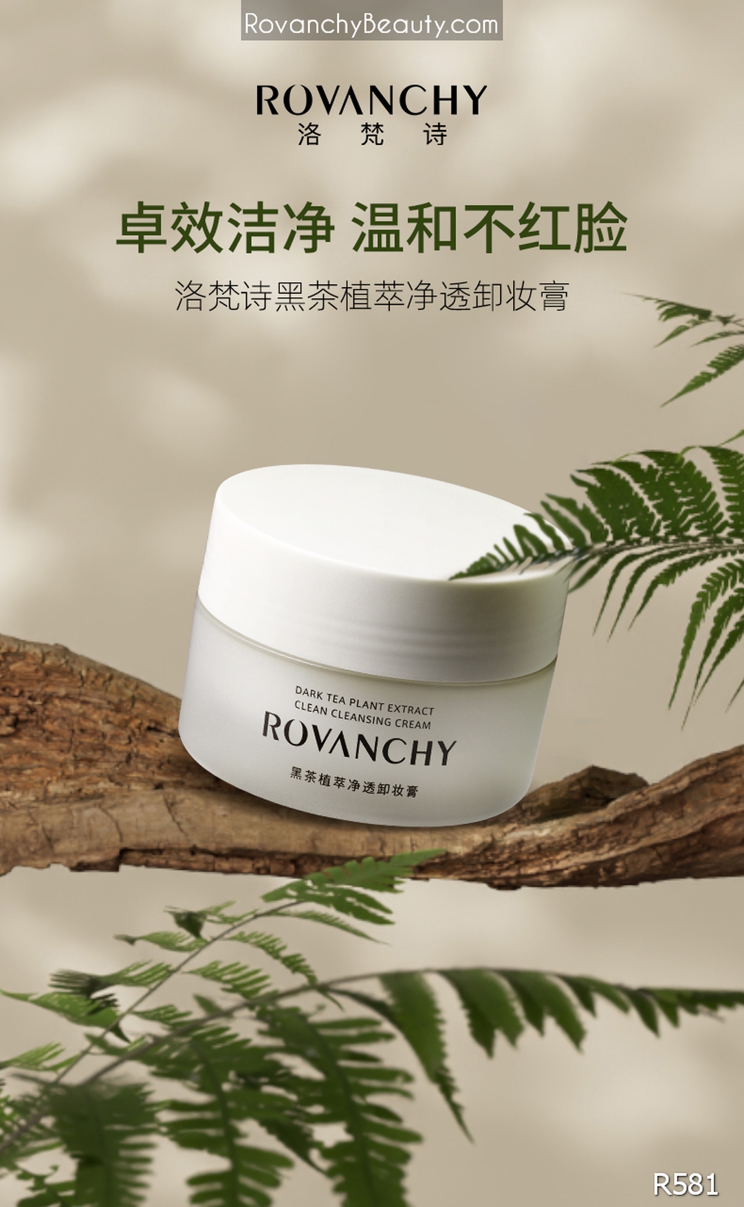 Kem Tẩy Trang R581 ROVANCHY Chiết Xuất Trà Đen - Làm Sạch Sâu, Dịu Nhẹ Cho Mọi Loại Da_thumbnail_13