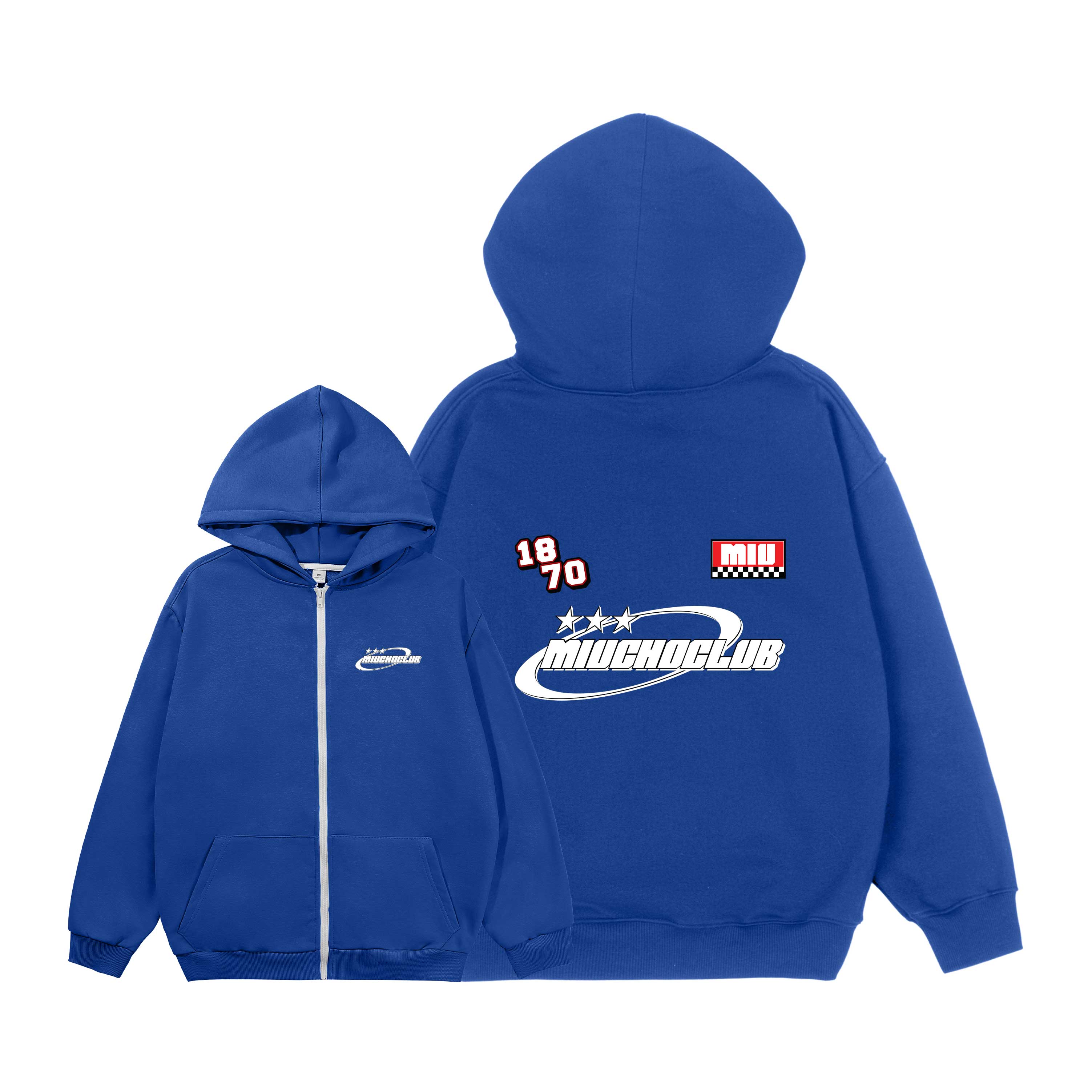 Áo hoodie zip local brand form rộng vải nỉ chân cua HZD1639 Miucho in graphic_thumbnail_0