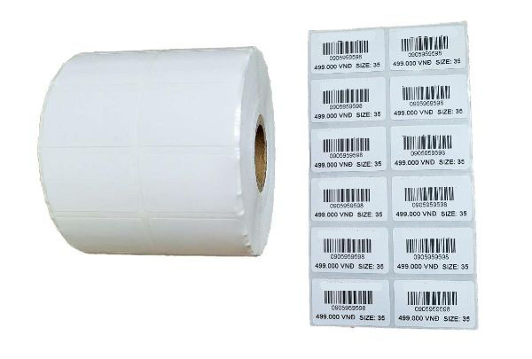 Giấy in mã vạch K35X22