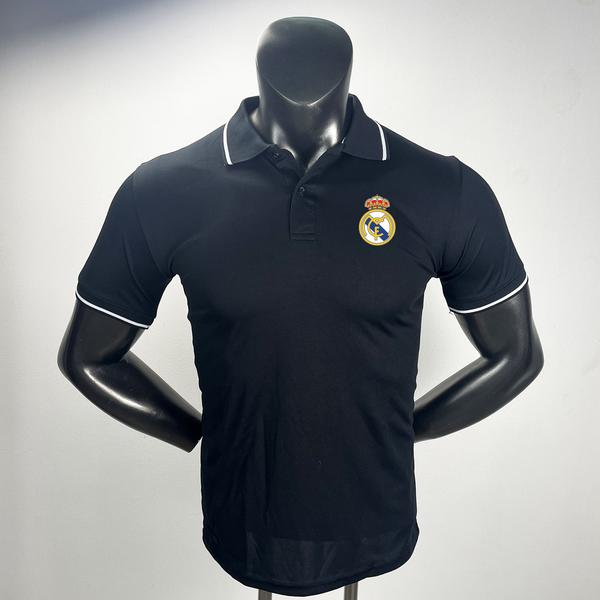 Áo polo 2C thể thao cao cấp in logo đội bóng - Đen