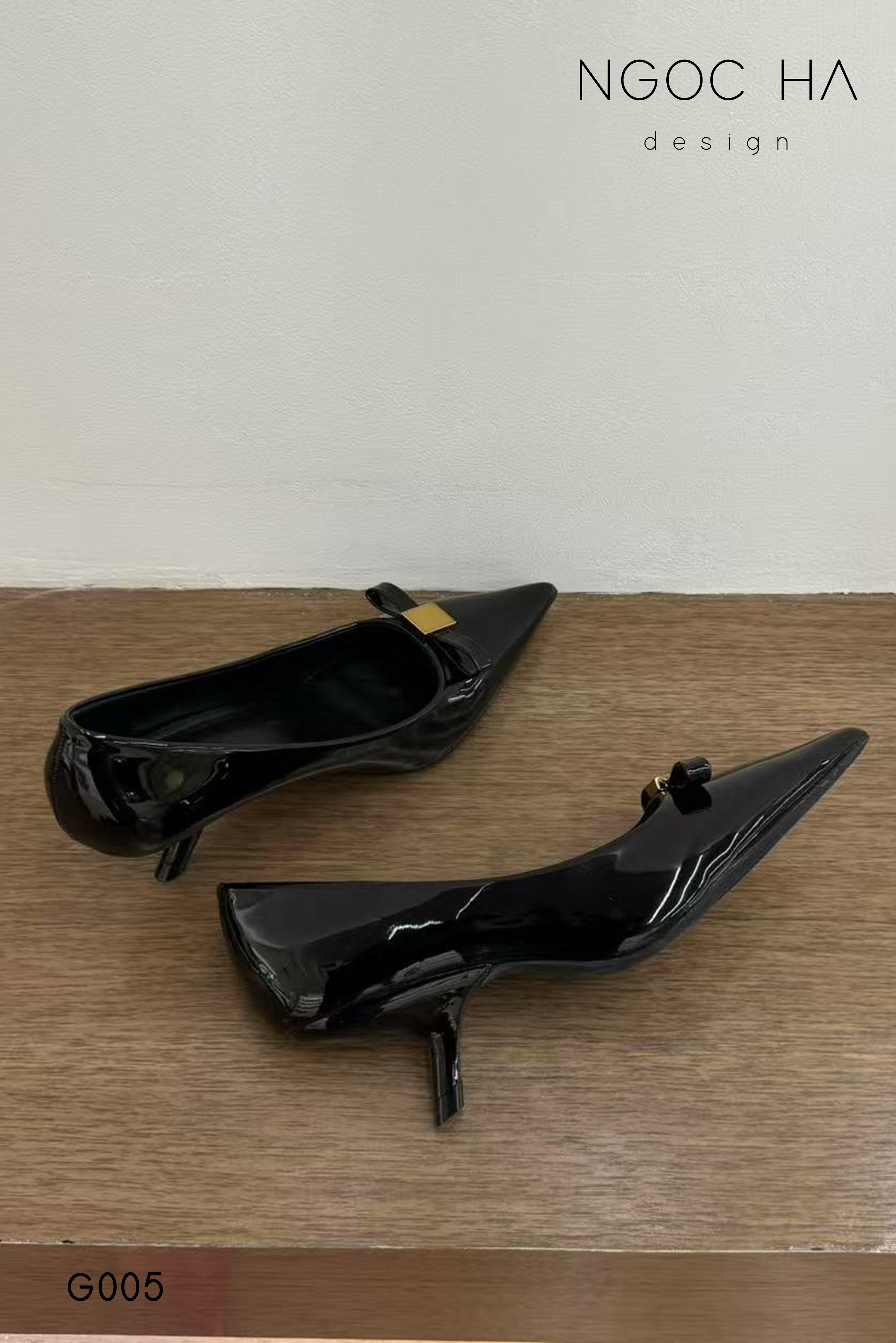 G005_ Giày Cao Gót Mũi Nhọn Đính Nơ_thumbnail_3