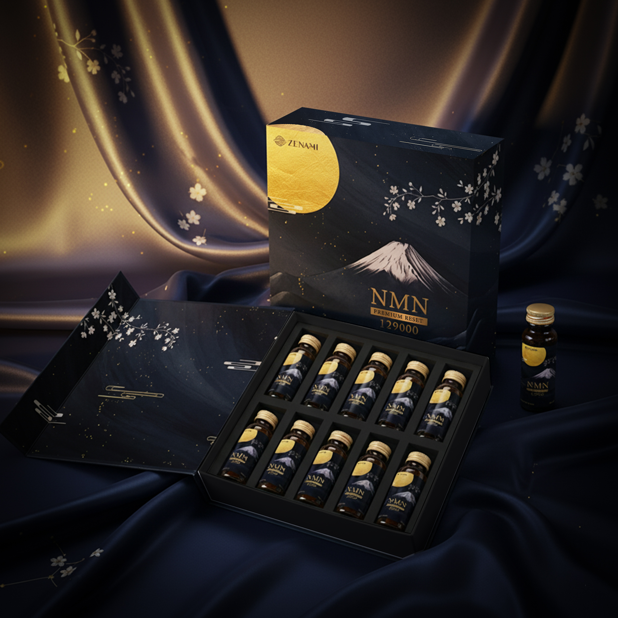 Nước uống NMN Premium Reset 129000 - Hộp 10 chai (50ml/chai)