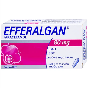 Efferalgan 80mg UPSA SAS thuốc đạn