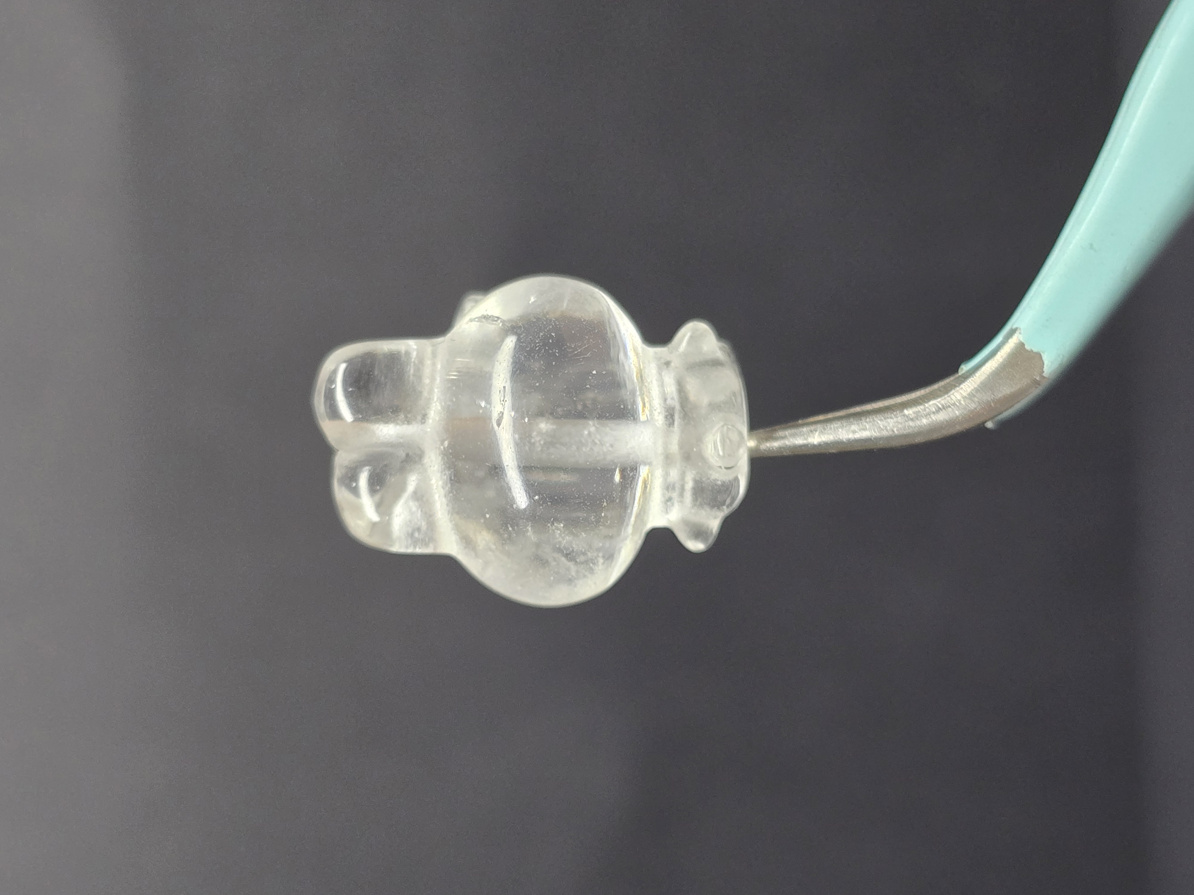 Charm Hạt Lẻ Thạch Anh Trắng - Anime (Đã Xỏ Lỗ - Bán Lẻ 1 Viên)