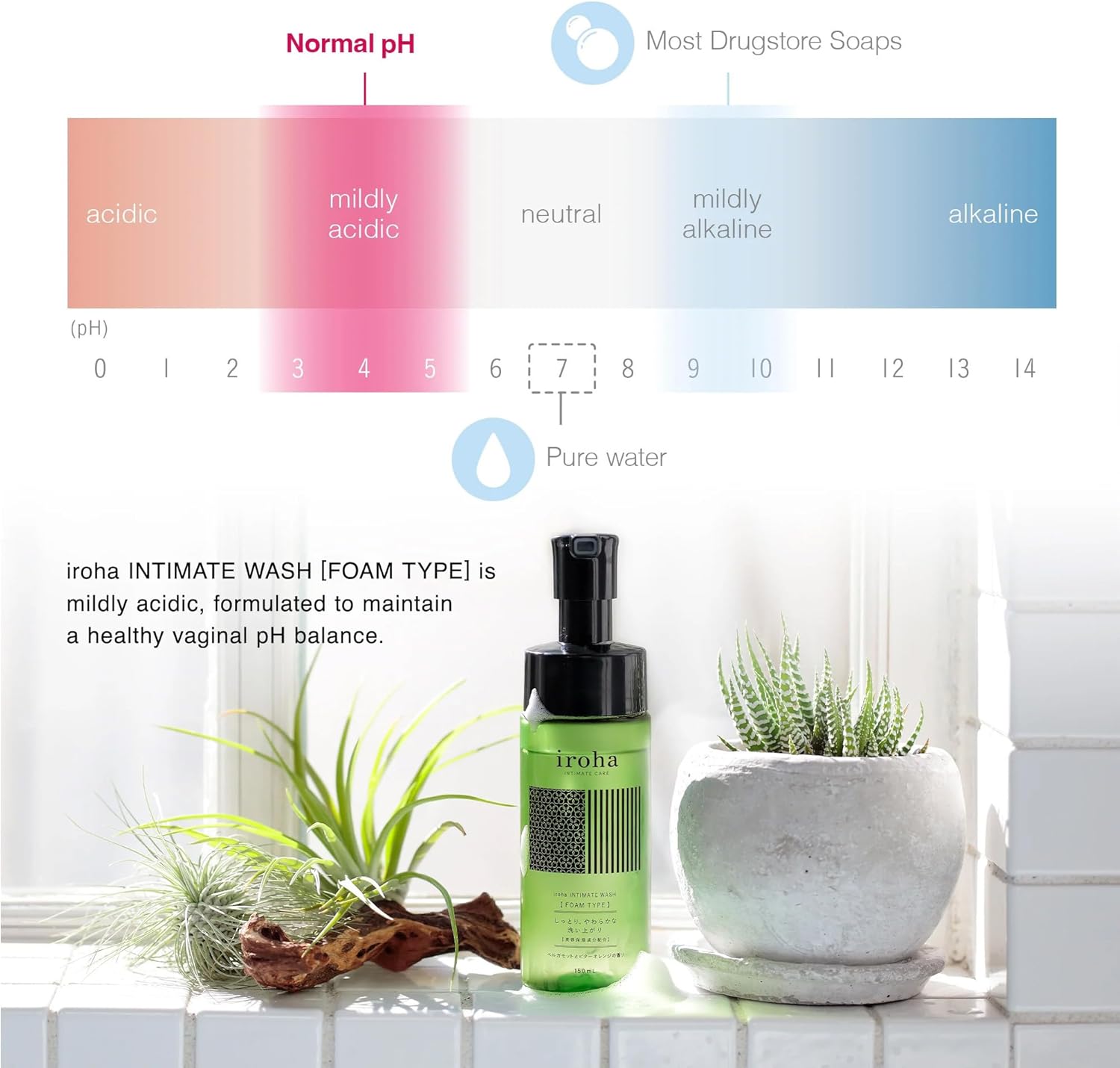 Dung dịch rửa vệ sinh phụ nữ dạng bọt Iroha ( bản Original)_thumbnail_3